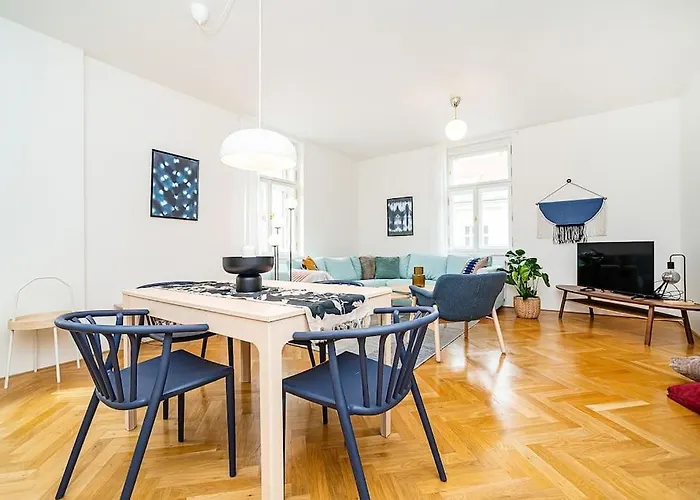 Apartman Bright And Spacious Appt Prága